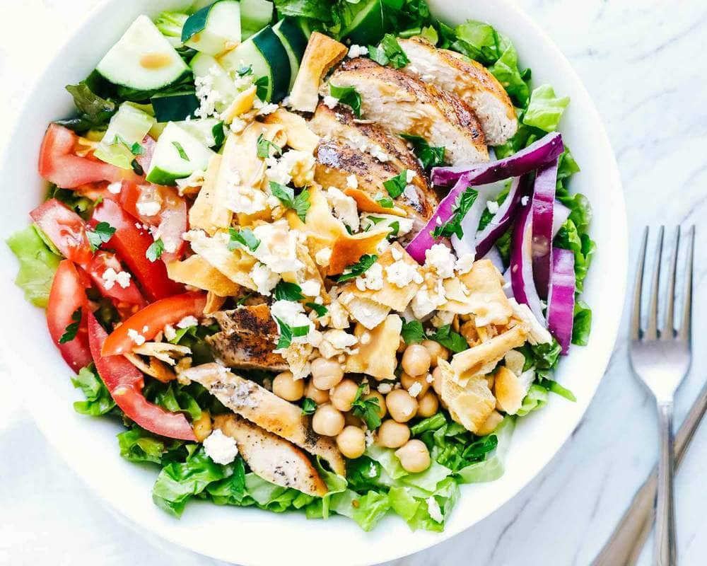 cena ensalada nutritiva